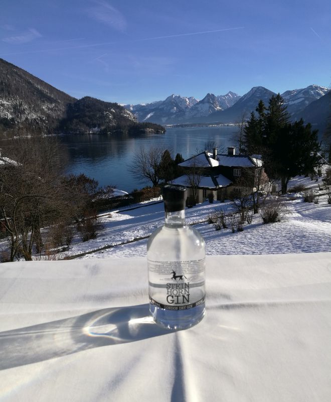 Sonne, Schnee und Steinhorn Gin