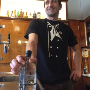 Andi Santner, Küchenchef vom Lösshof mit Steinhorn Gin