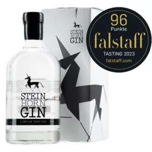Steinhorn Gin ist bester Gin der gesamten Falstaff Trophy 2023!